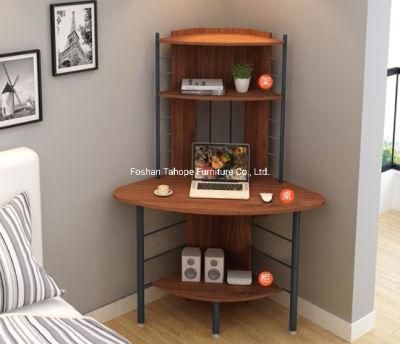 Simple Style Detachable MDF Wood Computer Desk Rely on a Wall