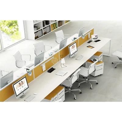 Hot Sales High Quality New Model Modular Steel Metal Open Used Modern Office Workstation Furniture for 8 Person