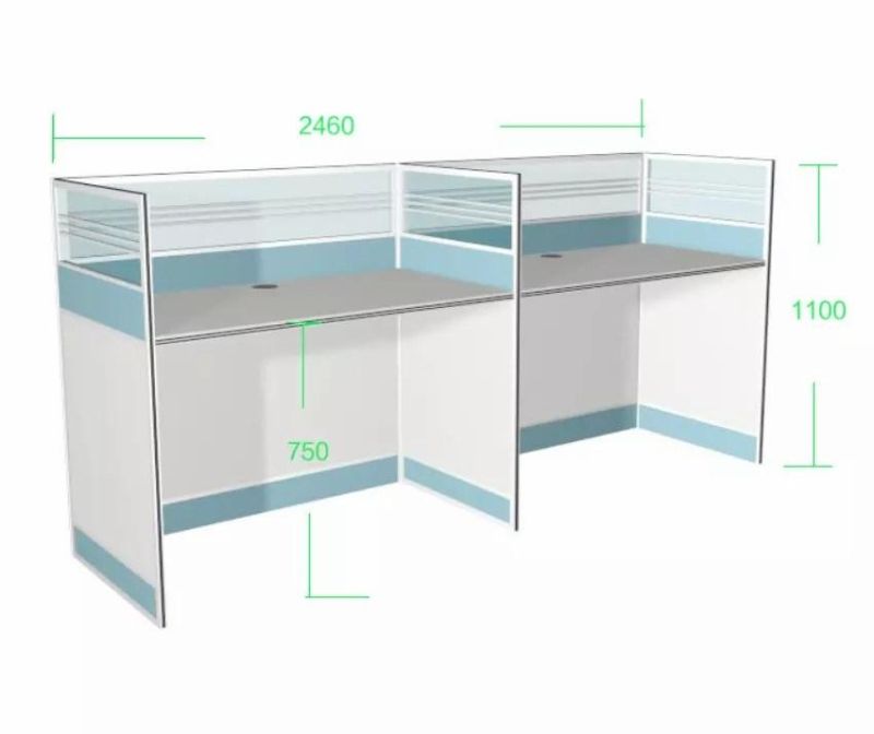 Office Used Furniture Modular Partition Cubicles 2-4 Person Office Workstations