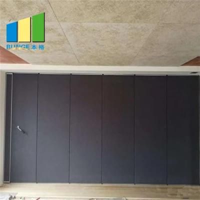 Hotel Movable Door Acoustic Hanging Folding MDF Partition Walls for Banquet