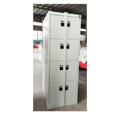 Metal Filing Storage Cabinet Steel Vertical Office File Folder Double Safe Iron Cabinet with Locking Bar