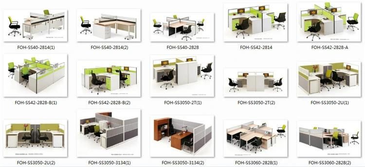 Standard Sizes 2 Person Open Space Modern Furniture Modular Office Workstation