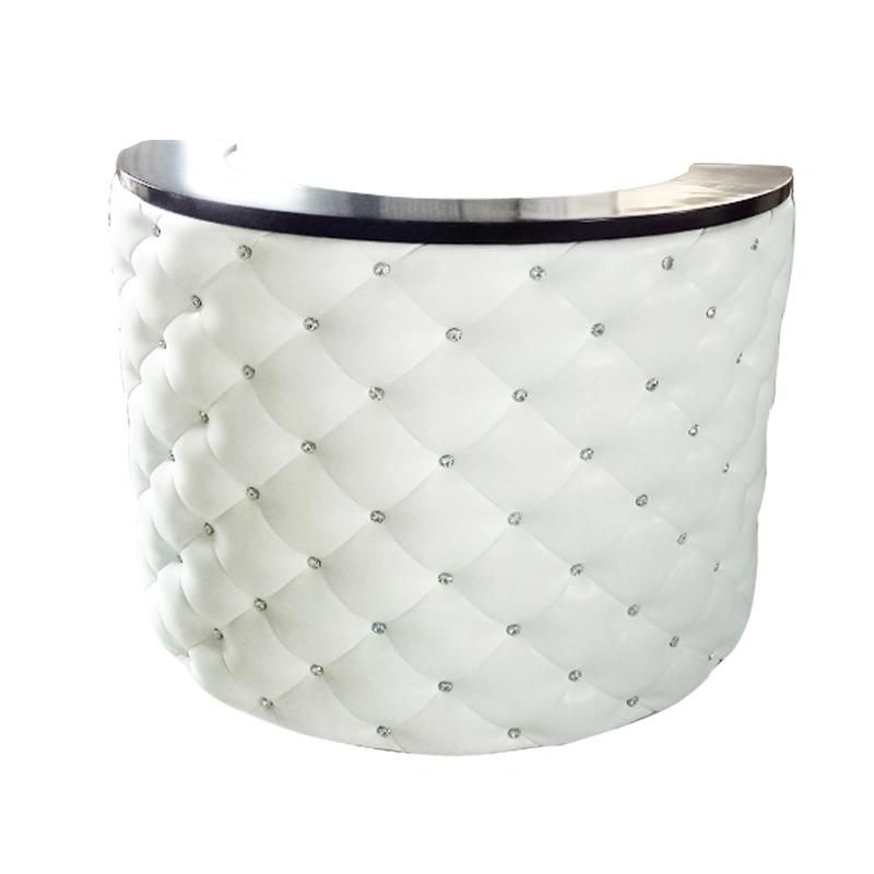 Hl-029 2021 Top Quality Mix Color Salon Reception Table Consult Table for Sale Cashier Desk Check-out Counter Checkstand