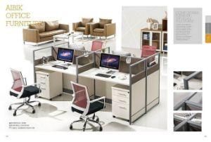Wholesale Office Linear Workstation Desk with Screen (MFC/Aluminum) C35-2412b