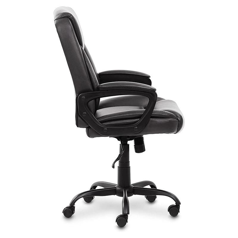 Li&Sung Middle Back PU Leather Executive Manager Office Chair