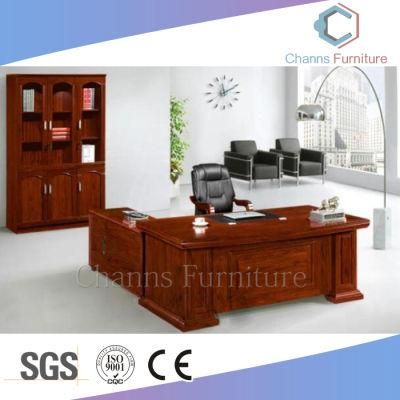 Modern Hotel Furniture Home Wooden Legs Office Veneer Manager Table (CAS-VA13)