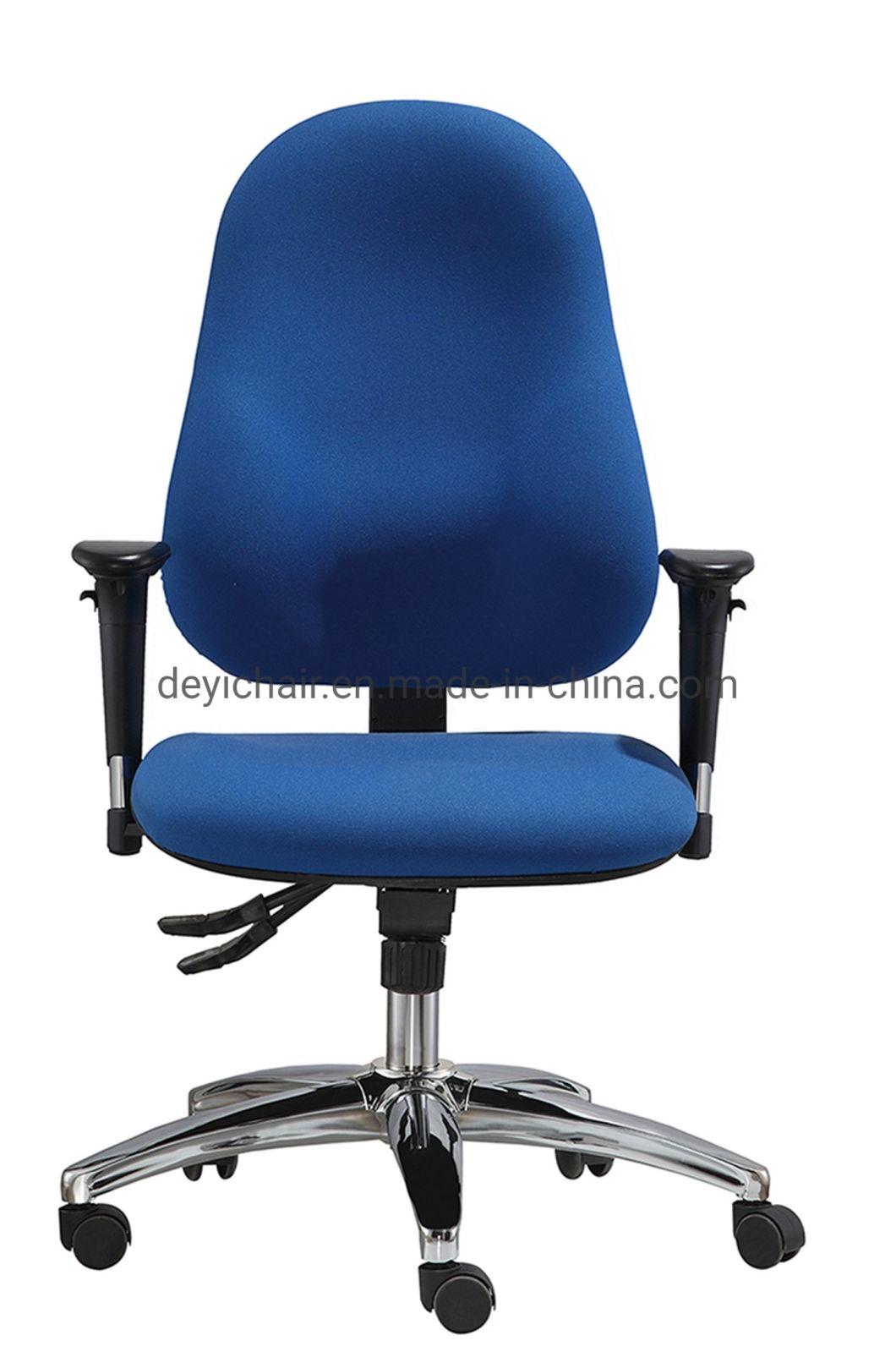 Ratchet Back Synchronized Functional Mechanism Chrome Base Fabric Back&Seat Executive Computer Office Chair