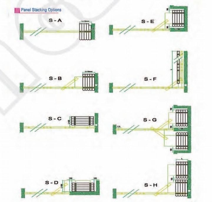 Folding Glass Partition Accessories Frameless Aluminium Glass Partition for Bathroom