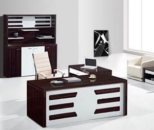 High Glossy White Painting Paper Office Table Executive Desk 2019 New Design Office Furniture
