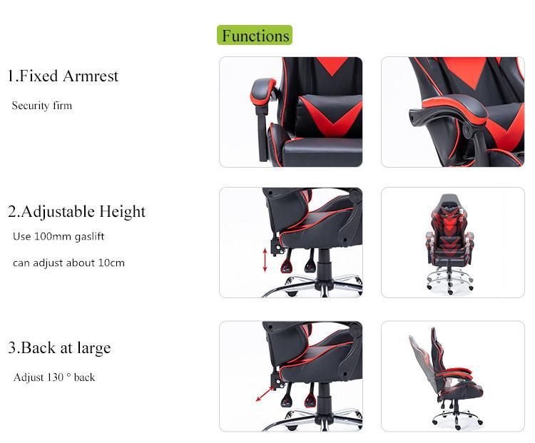 Comfortable Office Swivel Computer Gamer Chair with Armrest