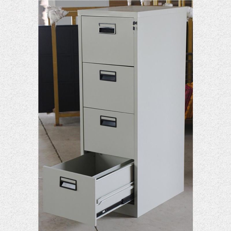 Fas-001-4D Office Use 4 Drawer Vertical Steel Filing Cabinet