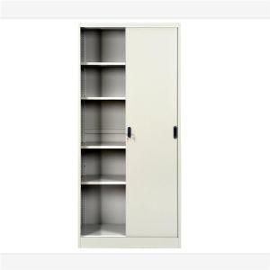 Office Furniture Customized Sliding Steel Door File Cabinet, 2 Door 5 Layer Vertical Metal File Cabinets