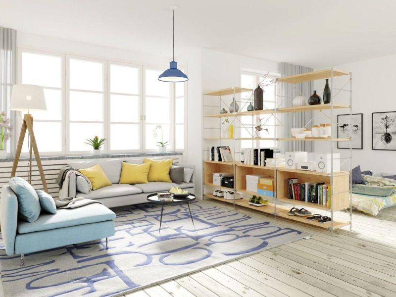 Office Decoration Cabinet, Partition Shelving Steel Storage Shelving Rack
