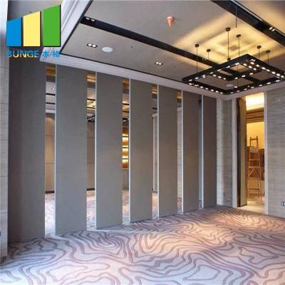 Meeting Room Operable Accordion Sliding Partition Walls / Movable Partition Wall Systems