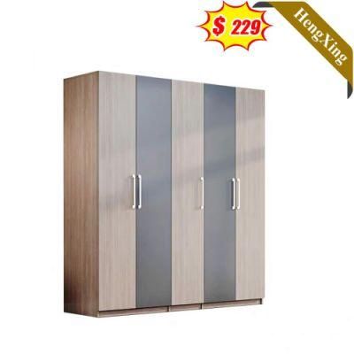 Cheap Price Wholesale 5-Door Set Closet Home Bedroom Furniture Wooden MDF Wardrobe