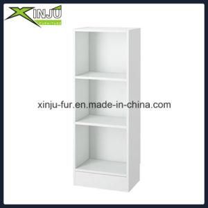 Simple 3 Tier Wooden Bookcase White