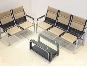 Commercial Simple Modern Metal Office Sofa Coffee Table Combination