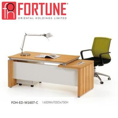 Most Popular Latest L Shaped Office Desk/MFC Executive Desk (FOH-ED-W1607-C)