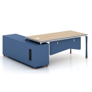 Metal Structure Office Furniture Table Manager Office Wood Desk