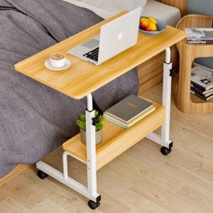 Small Table with Bottom Organize Shelves Computer Desk