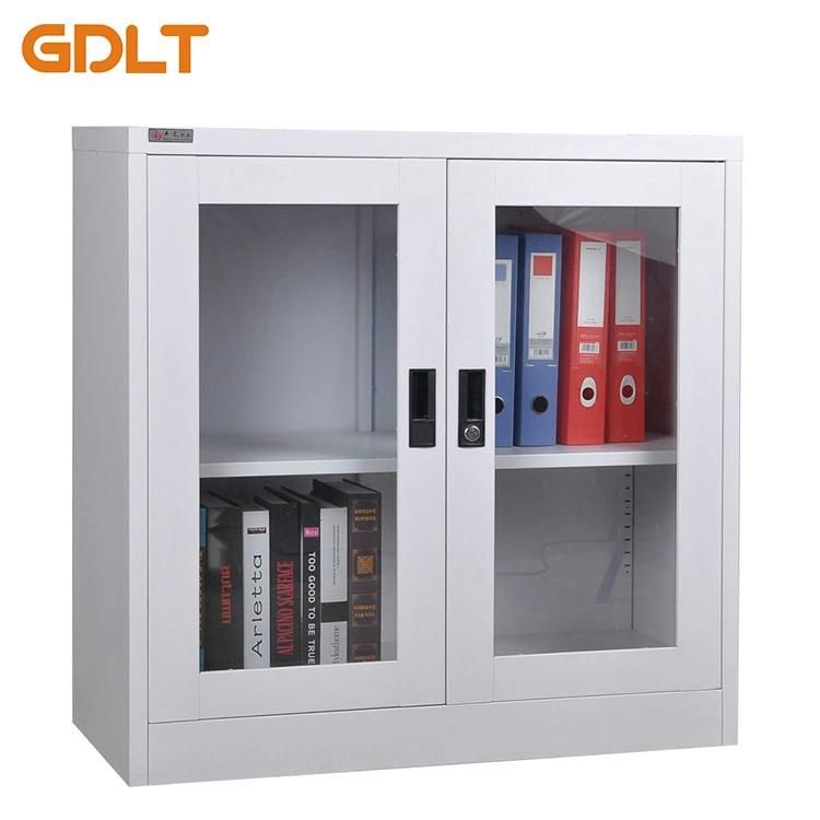 Cheap Metal Furniture Storage File Cabinet Laboratory Medicine Small Cupboard with Glass Door