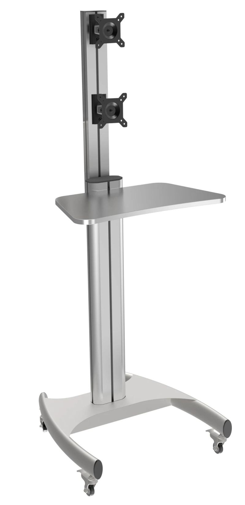 Laptop Stand / Cart / Trolley Dual Monitor 10-24" (PC 1602AAS)