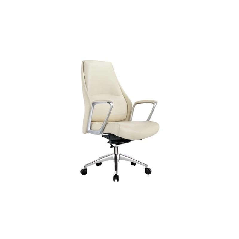 High Back Ergonomic Adjustable Half Leather Tilting Swivel Boss Home Office Executive Office Chair