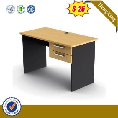 Simple Office Compact Panels Classic Wooden Standing Computer Desk