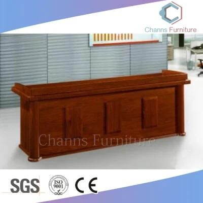 Paper Veneer Office Furniture Reception Desk for Hotel (CAS-VA54)