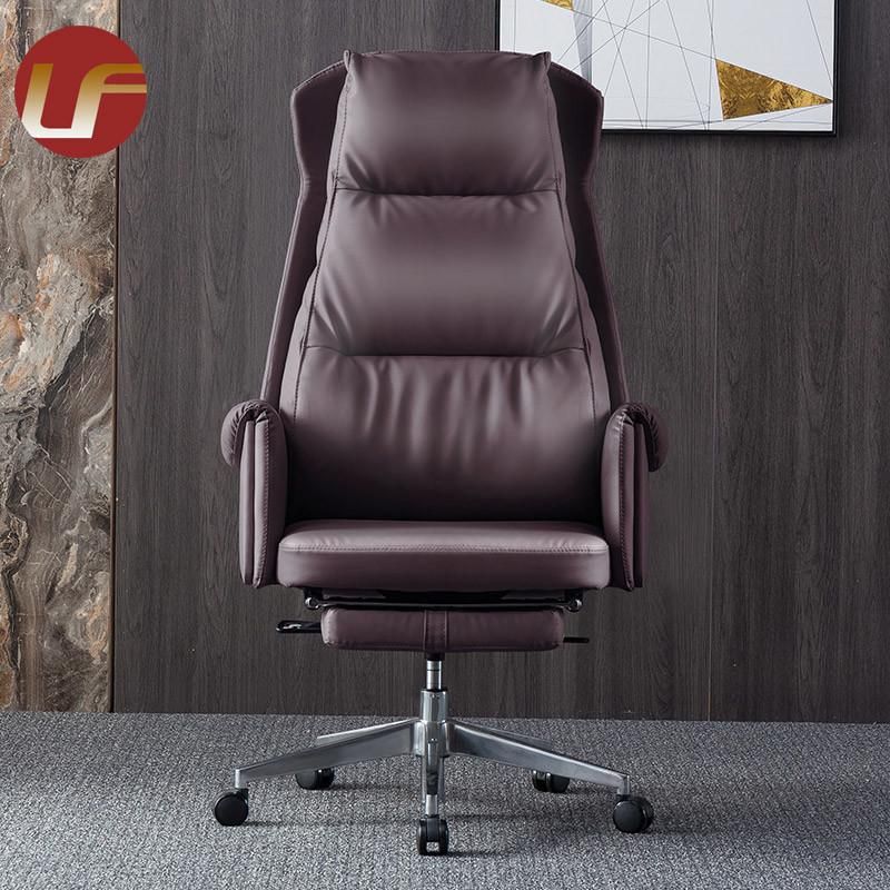 Hot Sale in Market Cheapest Price OEM Produce Luxury Genuine Leather Boss Office Chair