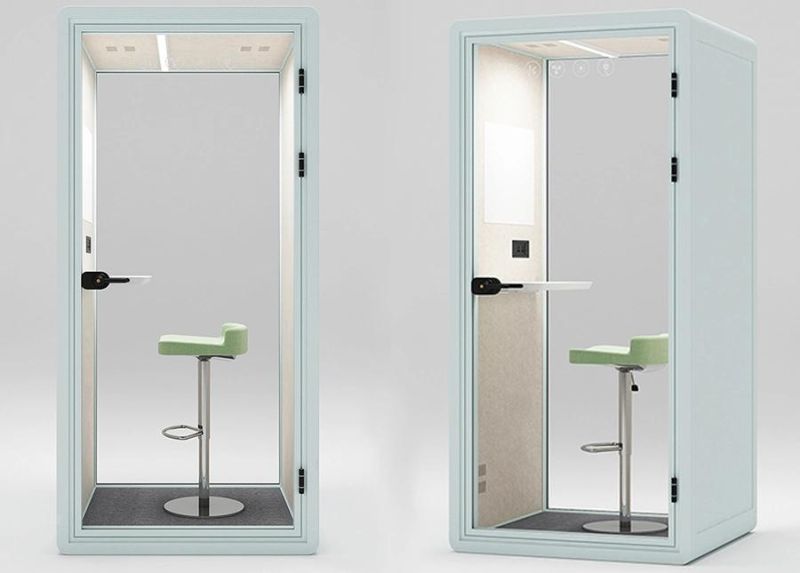 Office Booth Privacy Meeting Pod Office Sound Proof Booth with Furniture Option Sound Isolate Office Pod