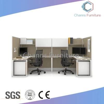 New Design Two Seats Computer Table High Partition Office Workstation (CAS-W31440)