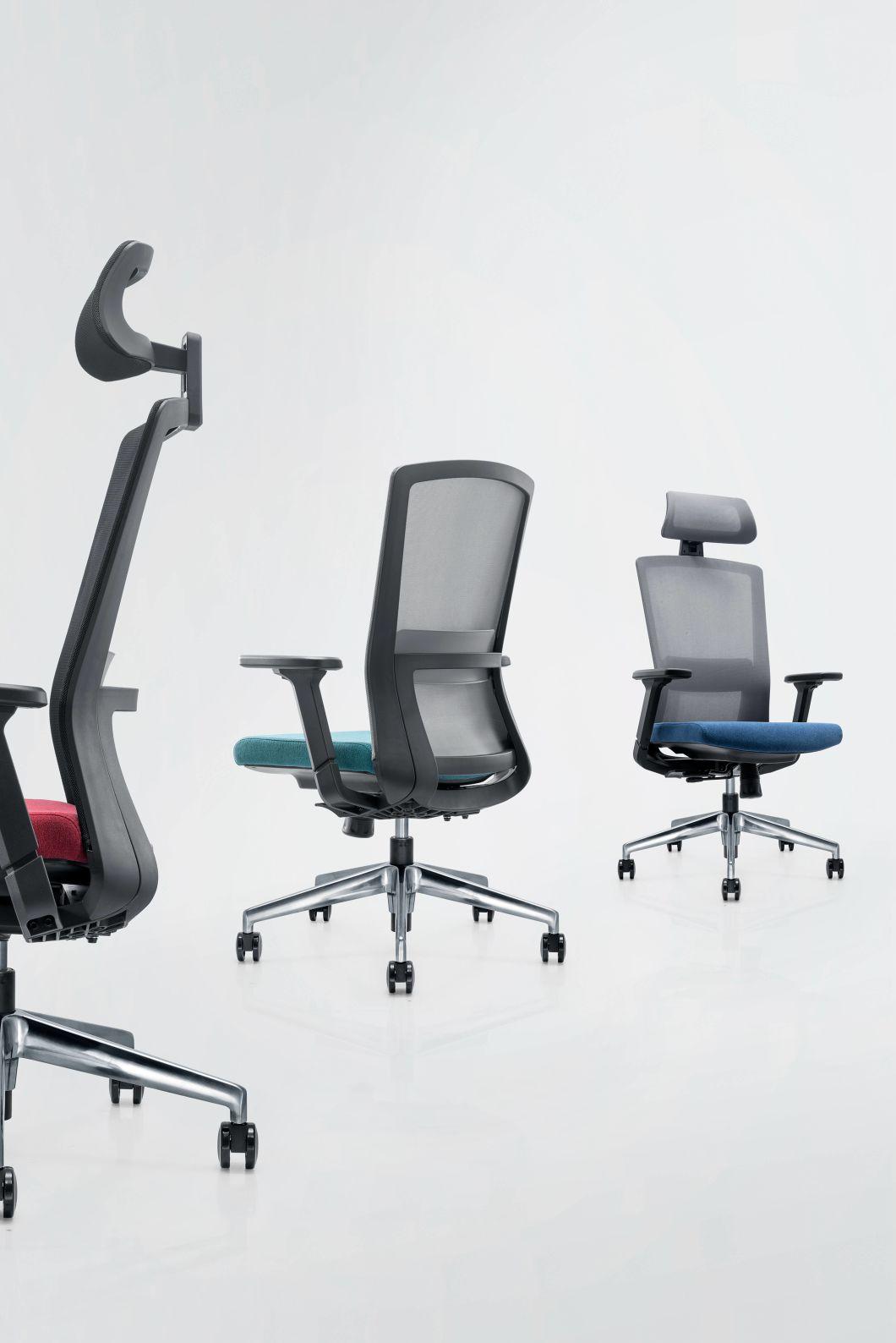 Unfolded Foshan Swivel Boss Furniture Fabric Home Computer Metal Office Chair Hot