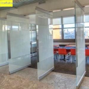 Demountable Full Glass Partition for Meeting Room