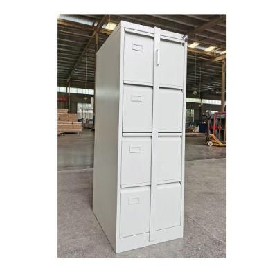 Fas-002- 4D 4 Drawer Vertical Steel Office Filing Storage Cabinet Metal File Cabinet with Locking Bar