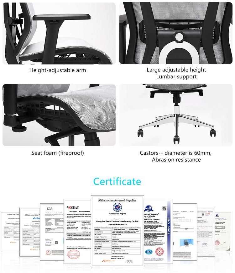 3D Adjustable Mesh Chair Ergonomic High Back Office Chair