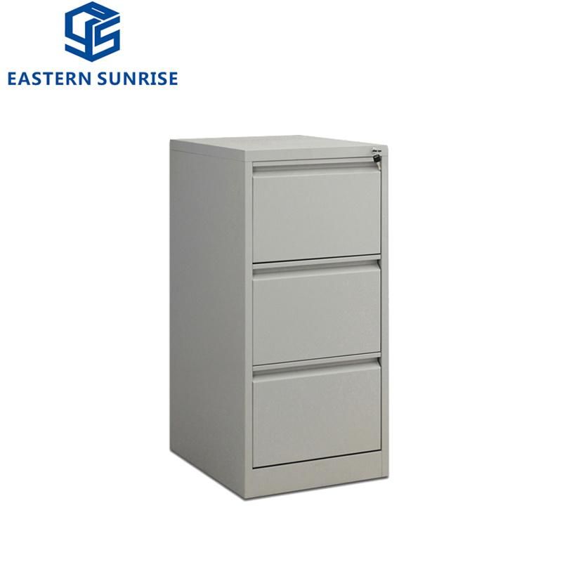 Under Desk Small Colorful Metal 3 Drawers Filing Cabinet