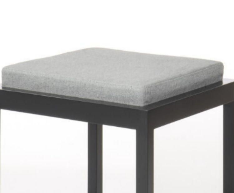 Household Indoor Nordic Style Durable Textile Bench Metal Legs Chair