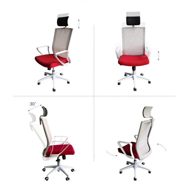 Office Furniture Ergonomic Office Chairs Mesh High Back Desk Chair Swivel Chair with Headrest