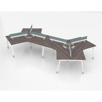 High Quality Modern Office Computer Desk 6 Person Office Workstations