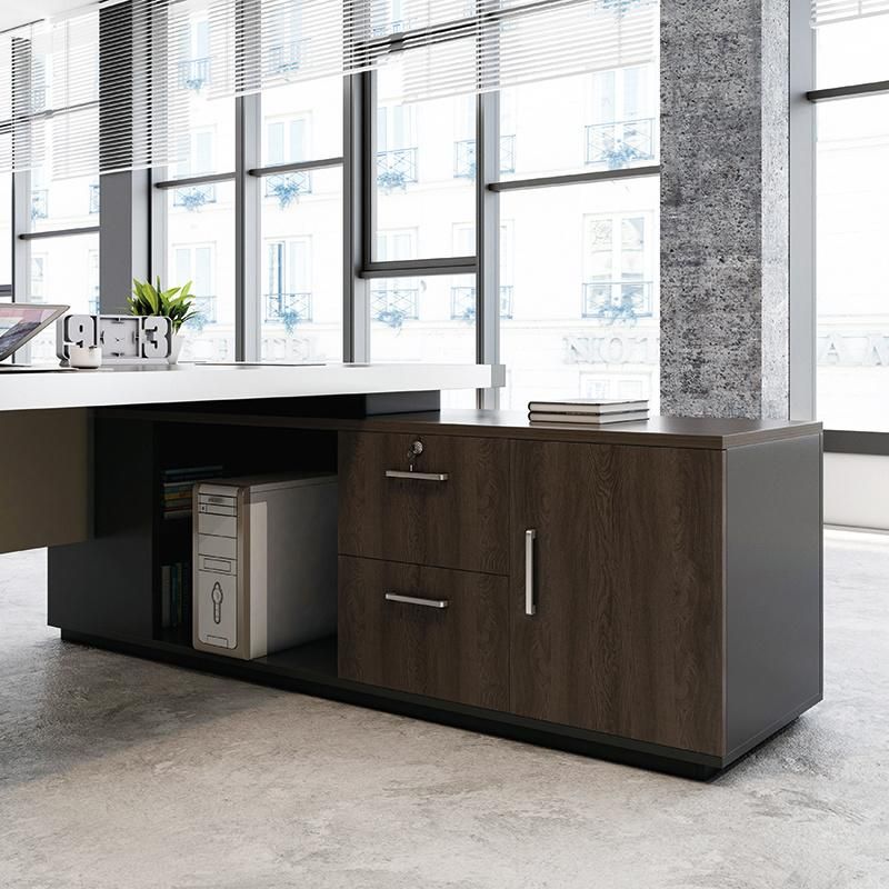 Modern Lasted Luxury CEO Boss Executive Desk Large Wooden Furniture Office Table