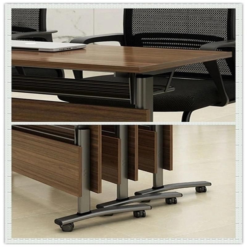 Foldable Desk Office Furniture Folding Training Table and Chair