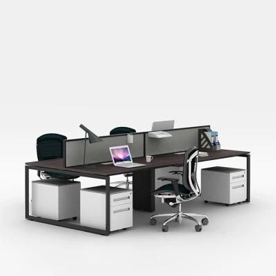 Modern Office Furniture Desk 4 Person Office Workstation