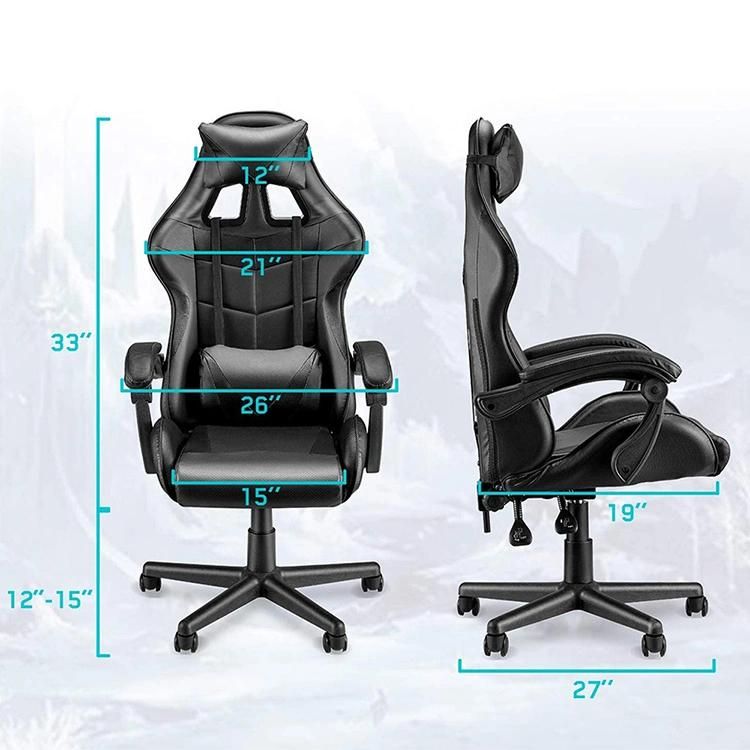 Cheap Gaming Chair with Footrest Office Gamer