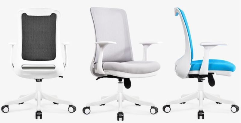 2021 New Style Staff Comfortable Rotary Office Computer Study Mesh Plastic Chair