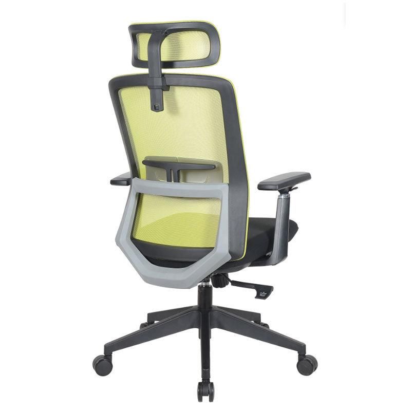 Lisung 10129 Factory Price Swivel Manager Executive Ergonomic Mesh Chair