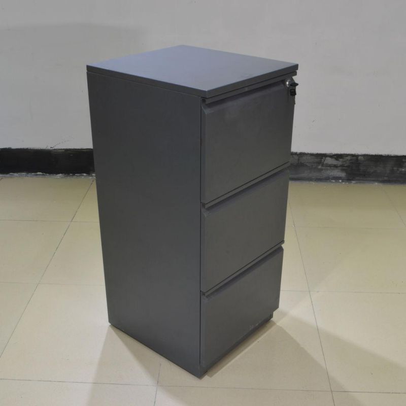 Modern Steel Filing Storage Metal File Cabinet with 3 Drawers for Office Use
