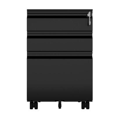 File Cabinet with Lock 3 Drawer, Under Desk Filing Cabineint