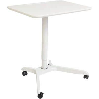 Pneumatic Height Adjustable Standing Desk Computer Desk Workstation with Aluminum Leg