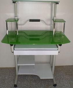 Glass Computer Desk (KA-210 Green)